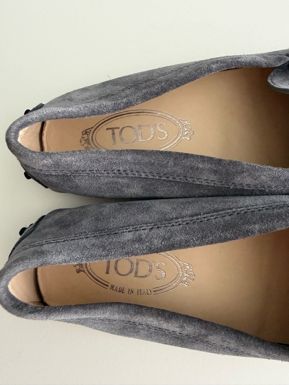 TODS Gommino suede loafers Size 39.5 - Picture 6 of 9